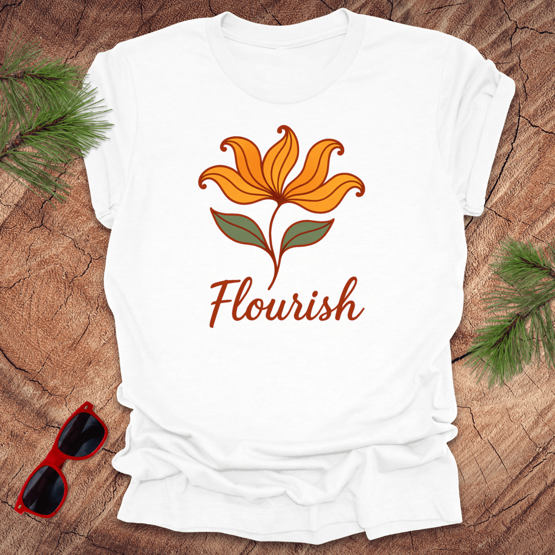 Flourish Floral Tee - Wandering Owl Adventure Gear