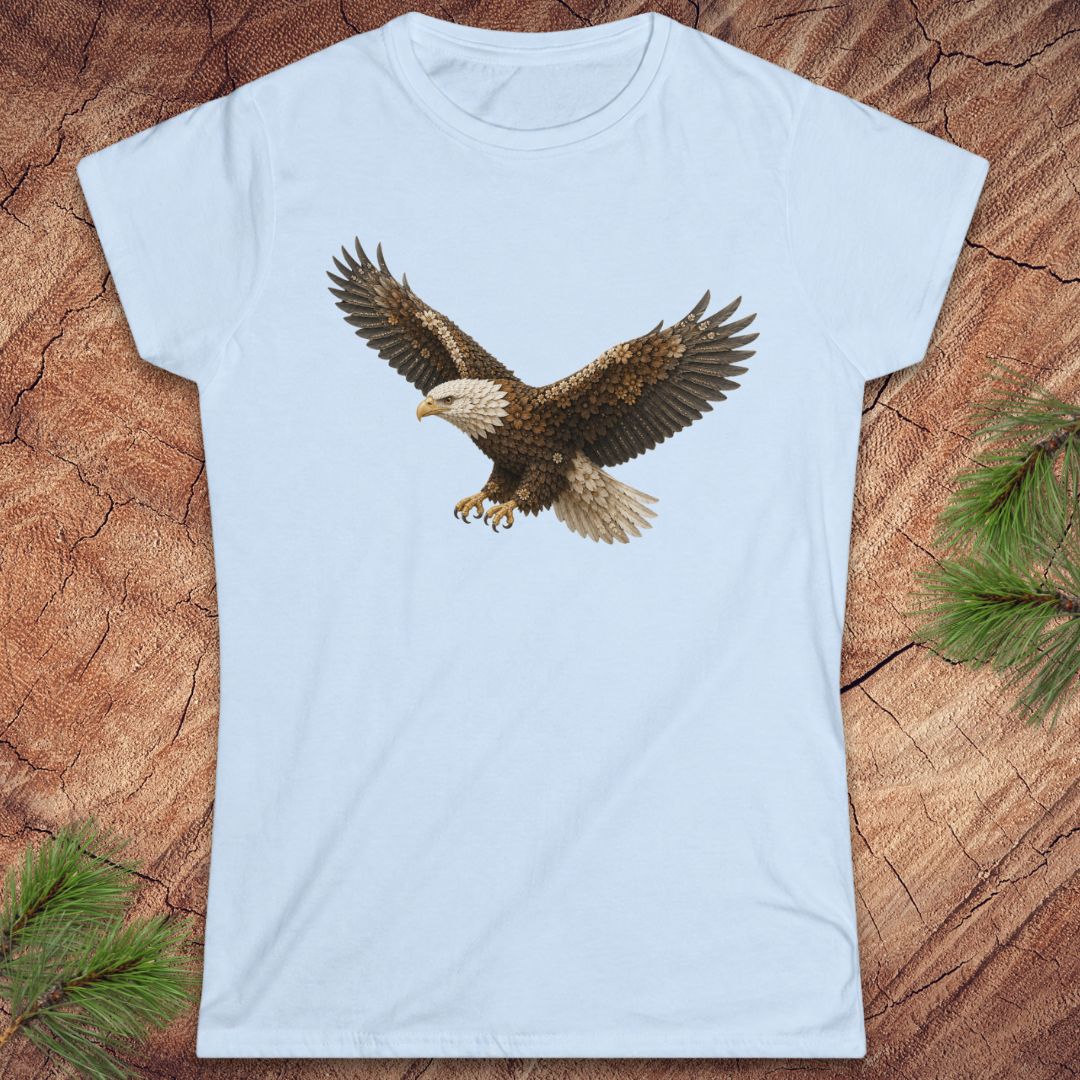 Flower Art Eagle Women's Tee