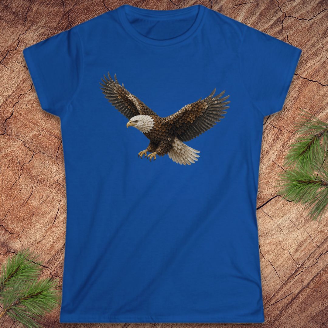 Flower Art Eagle Women's Tee