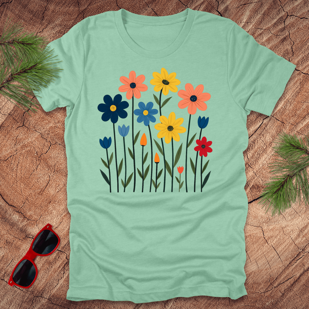 Flower Garden Tee - Wandering Owl Adventure Gear