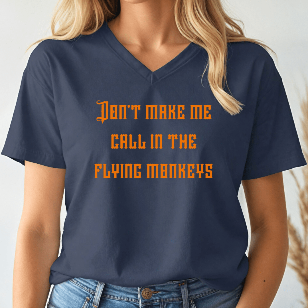 Flying Monkeys V - neck Tee - Wandering Owl Adventure Gear