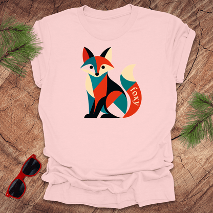 Geometric Foxy Tee - Wandering Owl Adventure Gear