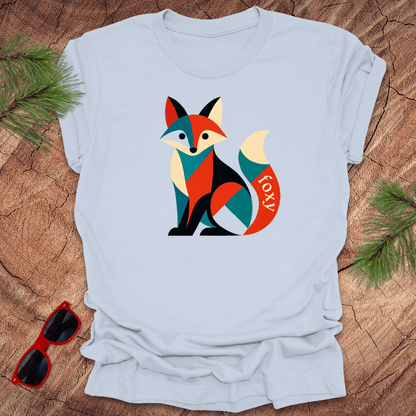 Geometric Foxy Tee - Wandering Owl Adventure Gear