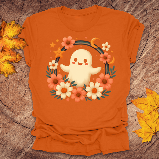 Ghost and Flowers Tee - Wandering Owl Adventure Gear