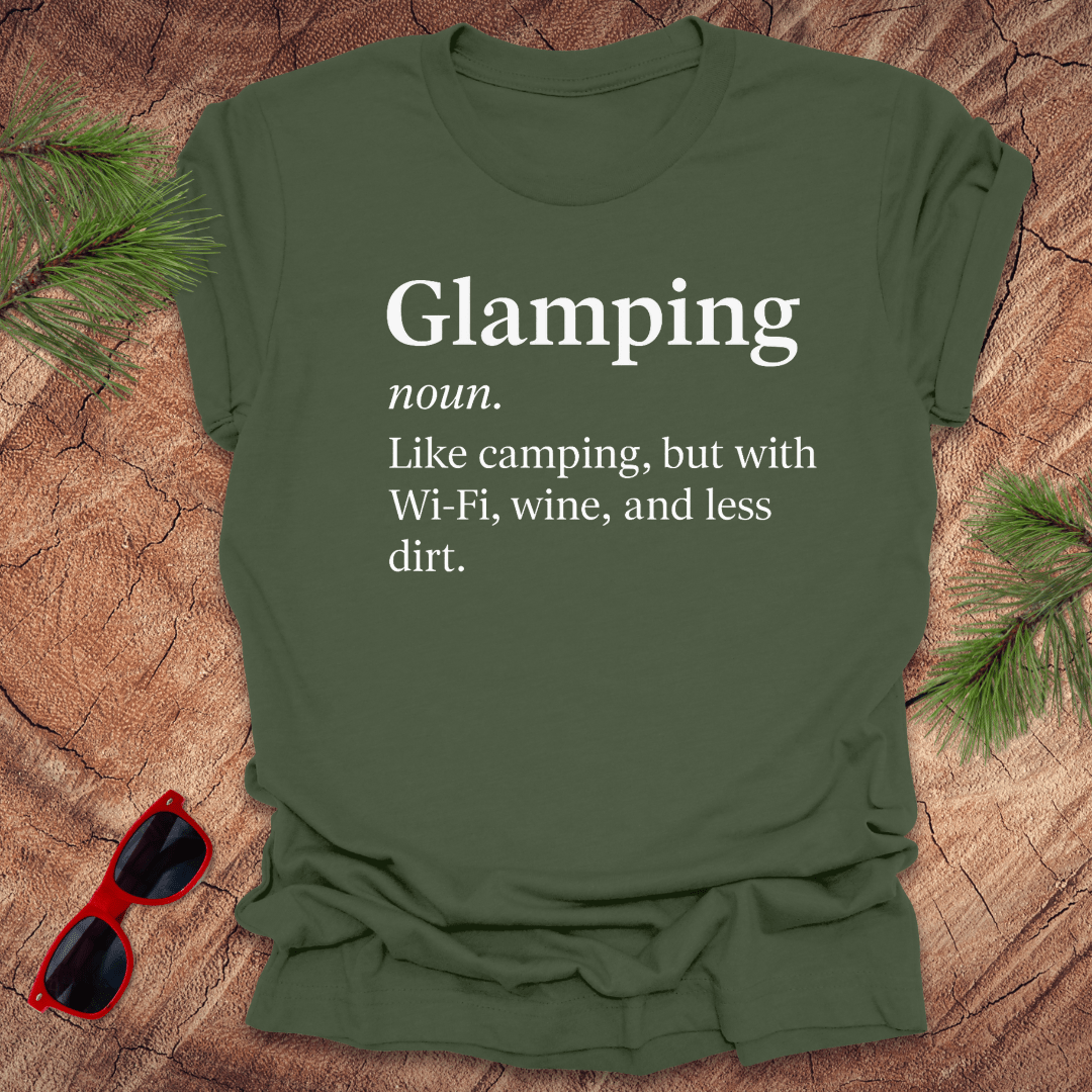 Glamping Defined Tee - Wandering Owl Adventure Gear