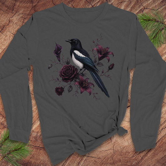 Gothic Magpie Long-Sleeve Tee