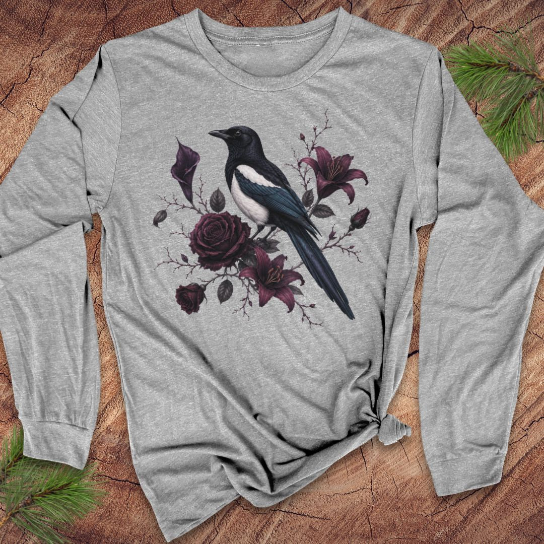 Gothic Magpie Long-Sleeve Tee