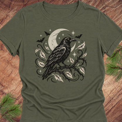 Halloween Crow Women's Relaxed Tee