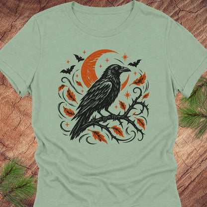 Halloween Crow Women's Relaxed Tee