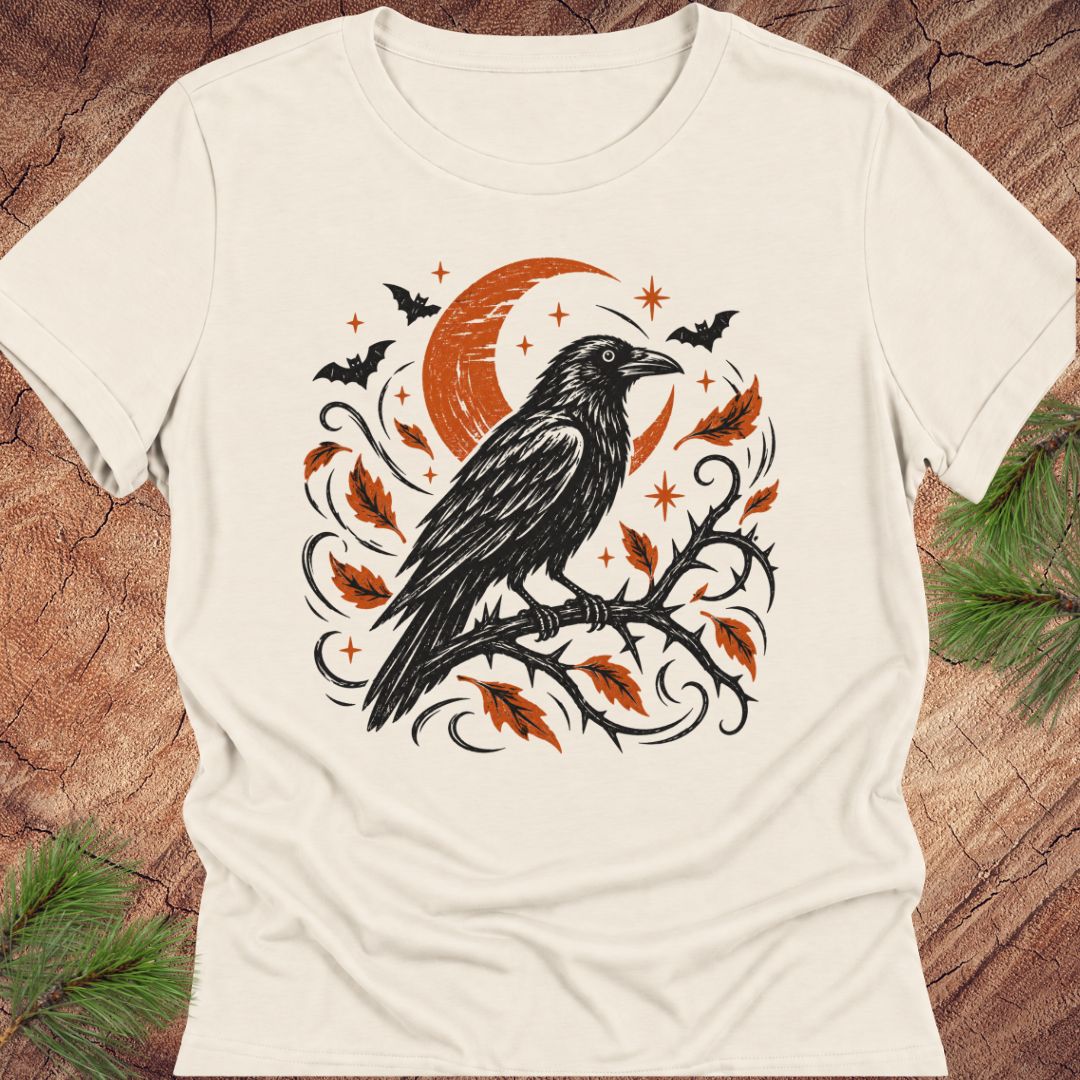 Halloween Crow Women's Relaxed Tee