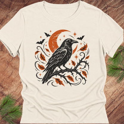 Halloween Crow Women's Relaxed Tee