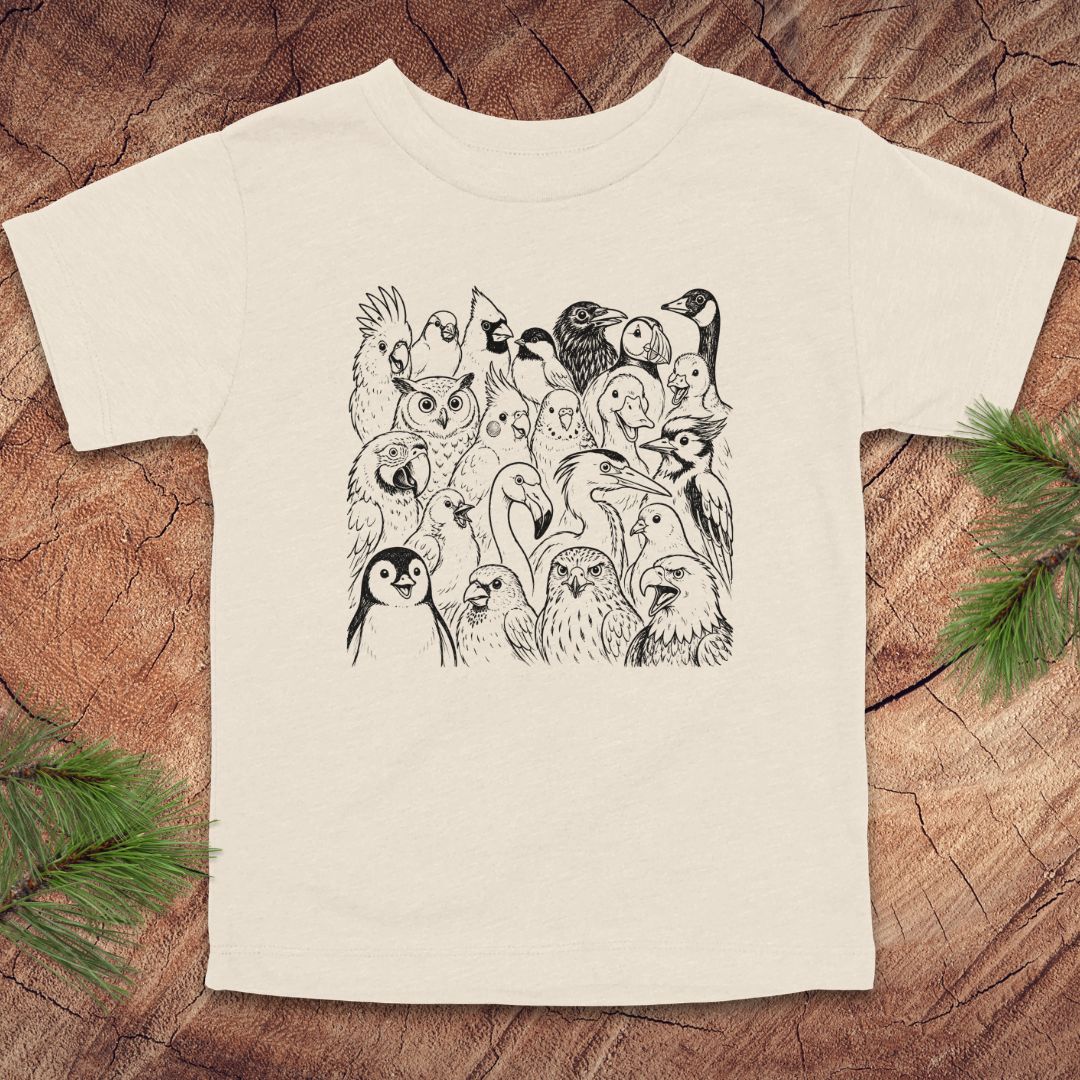 Happy Birds Toddler Tee