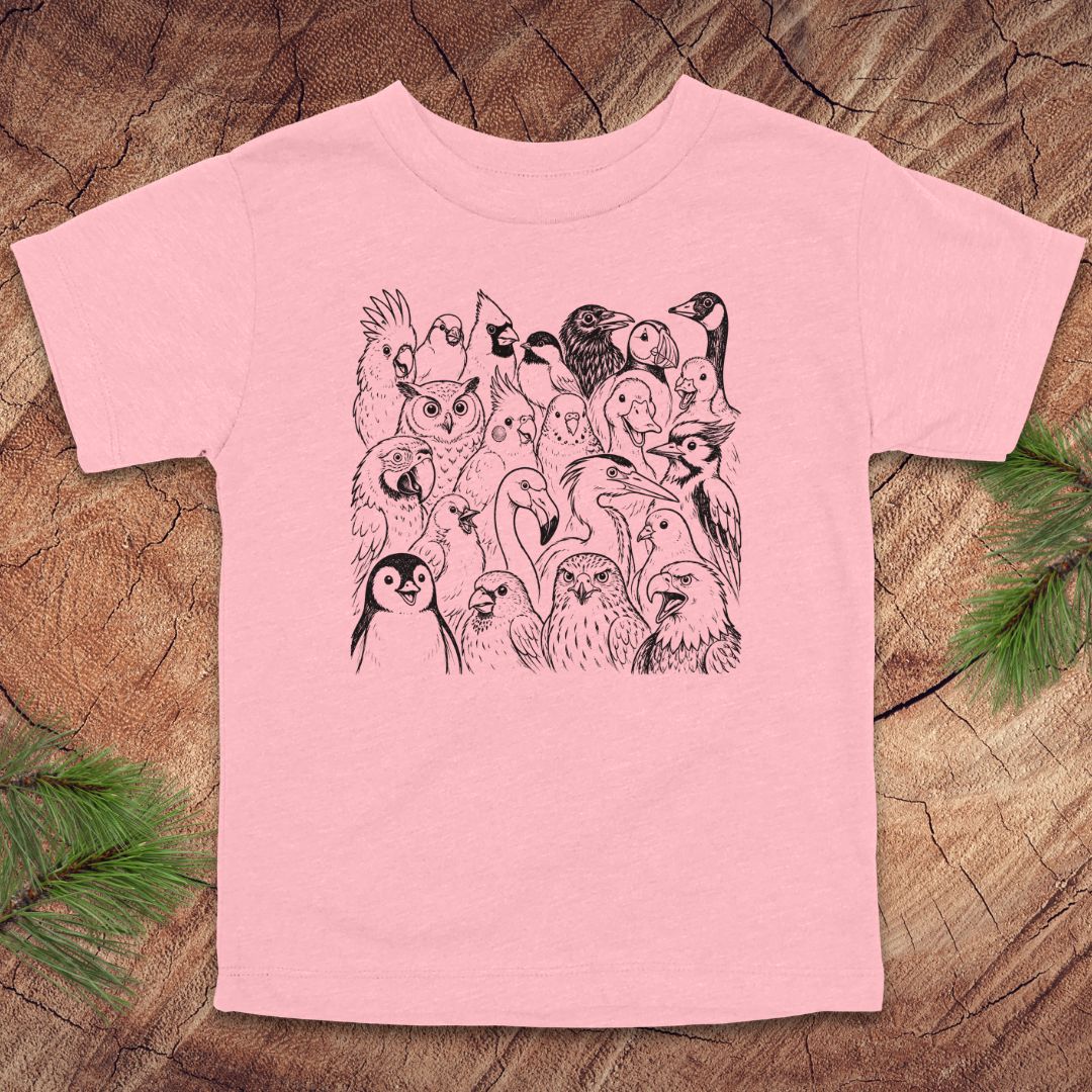 Happy Birds Toddler Tee