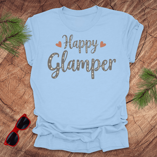 Happy Glamper Tee - Wandering Owl Adventure Gear