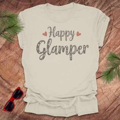 Happy Glamper Tee - Wandering Owl Adventure Gear