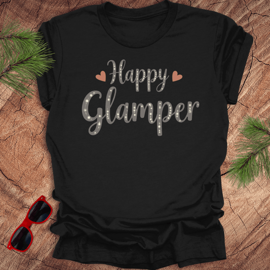 Happy Glamper Tee - Wandering Owl Adventure Gear