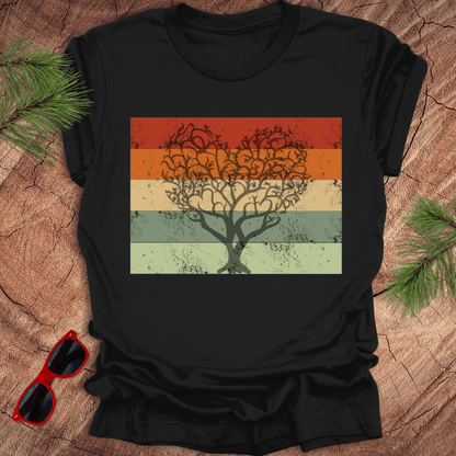 Heart Tree Retro Tee - Wandering Owl Adventure Gear