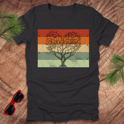 Heart Tree Retro Tee - Wandering Owl Adventure Gear