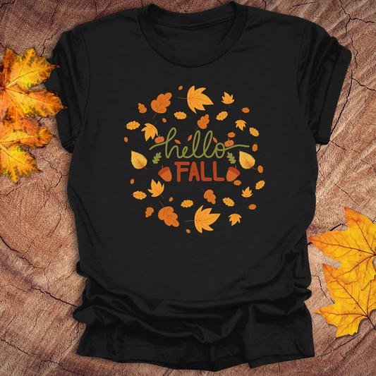 Hello Fall Autumn Tee