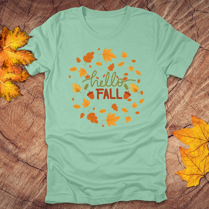 Hello Fall Autumn Tee
