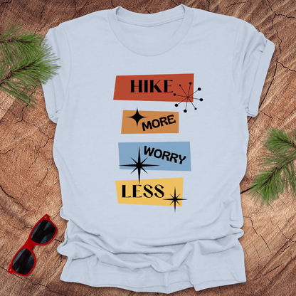 Hike More Worry Less Tee - Wandering Owl Adventure Gear