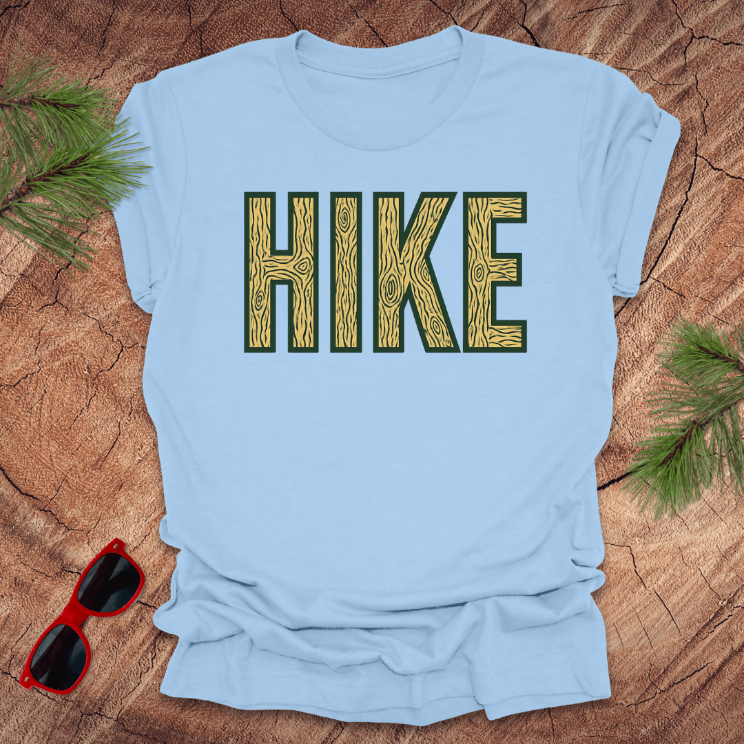 Hike Woodgrain Tee - Wandering Owl Adventure Gear