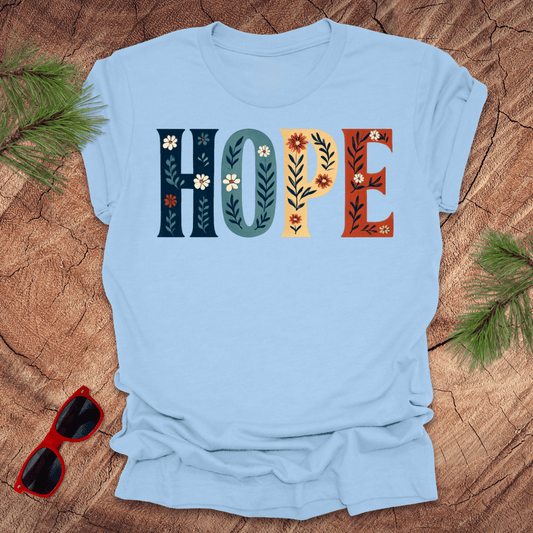 Hope Flower Tee - Wandering Owl Adventure Gear