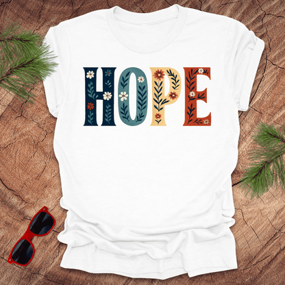 Hope Flower Tee - Wandering Owl Adventure Gear