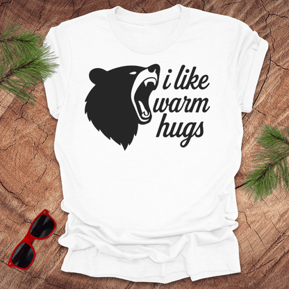 I Like Warm Hugs Bear Tee - Wandering Owl Adventure Gear