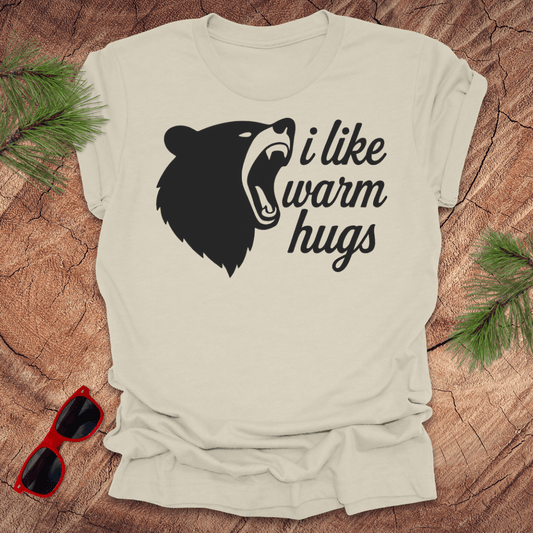 I Like Warm Hugs Bear Tee - Wandering Owl Adventure Gear