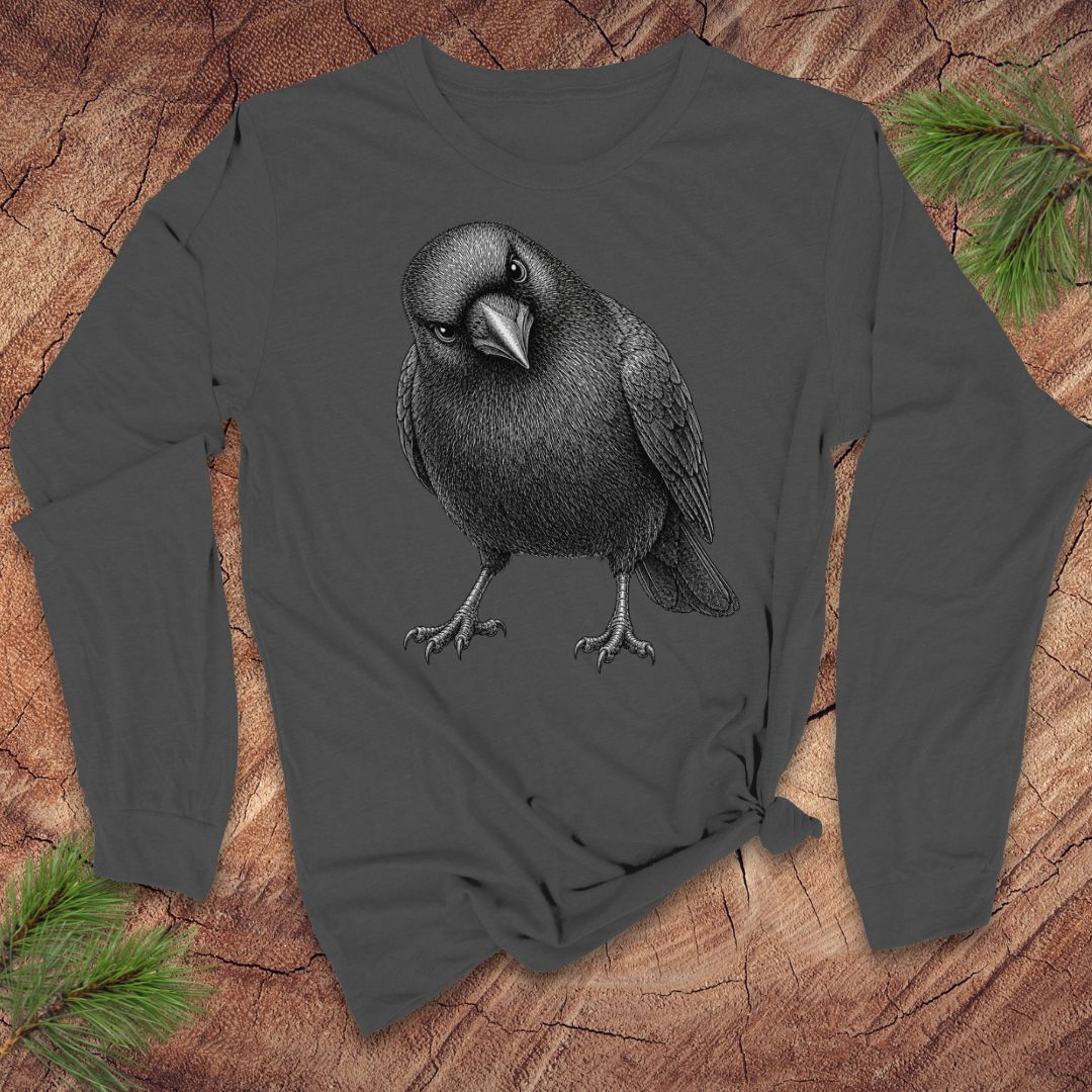 Indignant Crow Long-Sleeve Tee