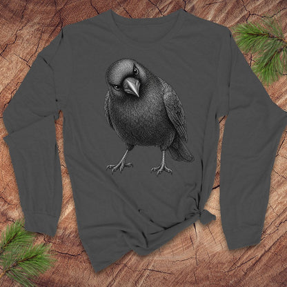 Indignant Crow Long-Sleeve Tee
