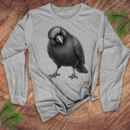 Indignant Crow Long-Sleeve Tee