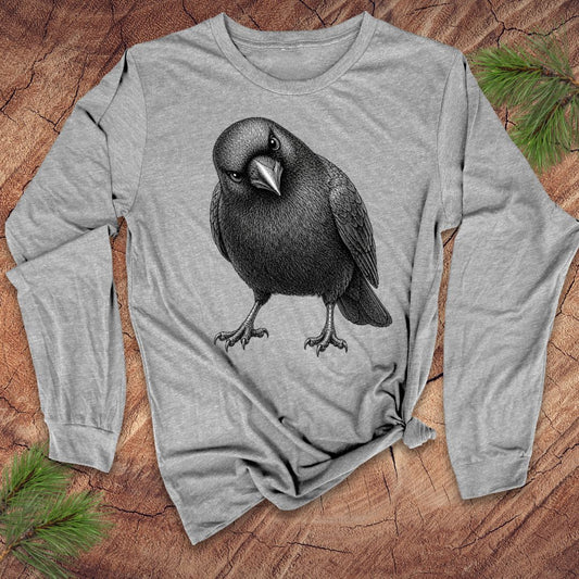 Indignant Crow Long-Sleeve Tee