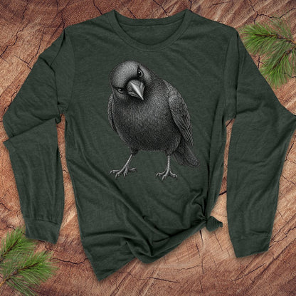 Indignant Crow Long-Sleeve Tee