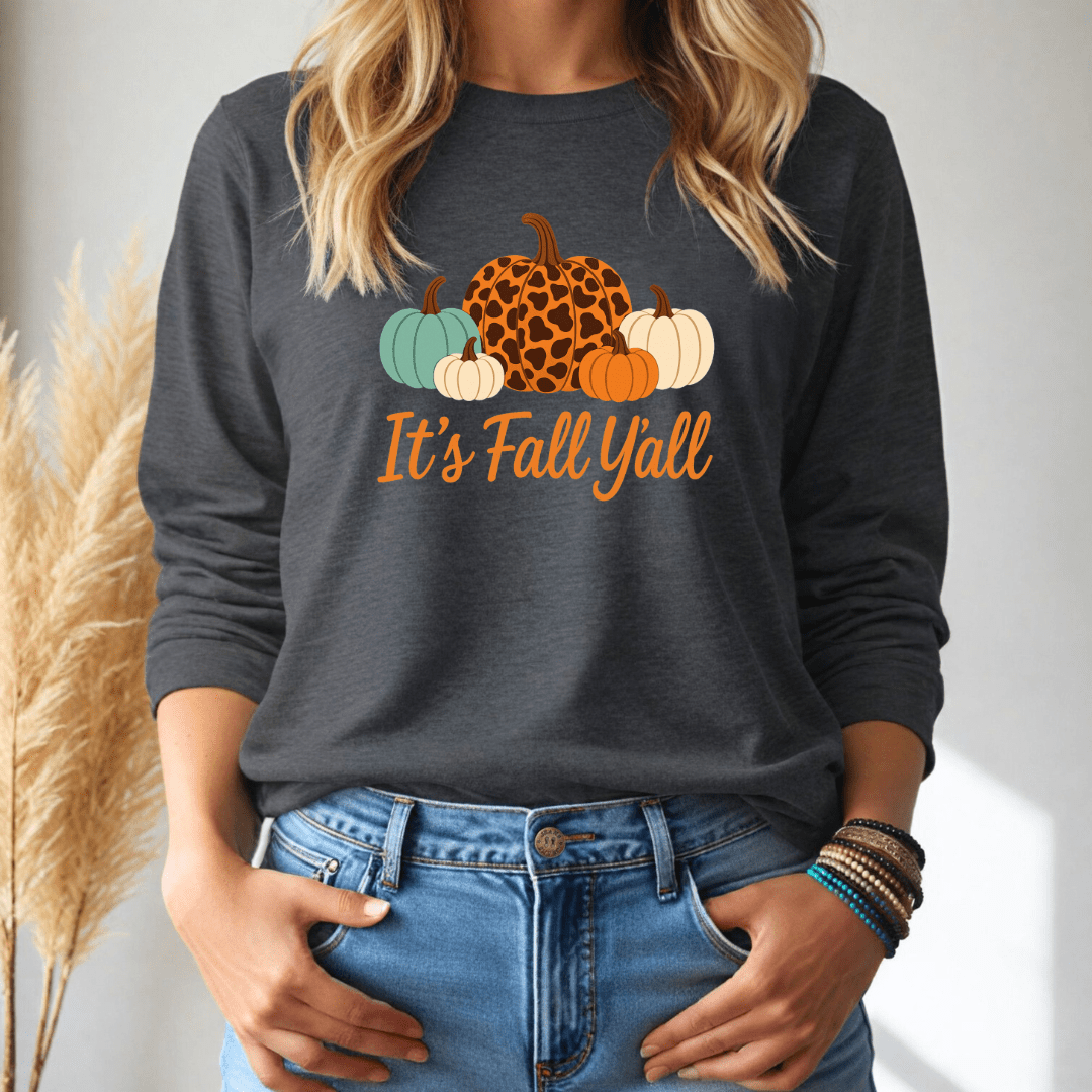 It's Fall Y'all Long-Sleeve Tee