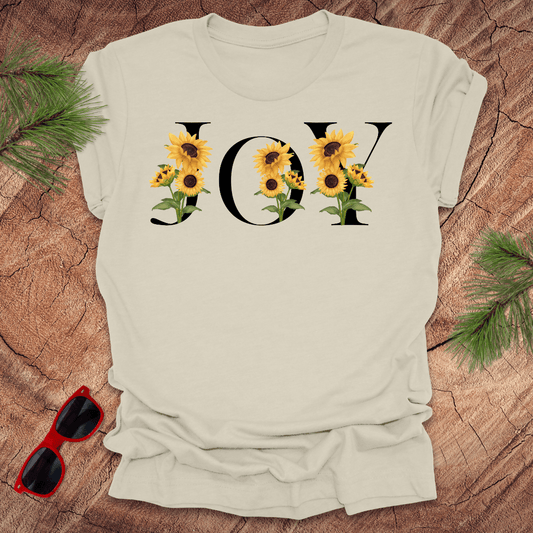 Joy Sunflower Tee - Wandering Owl Adventure Gear