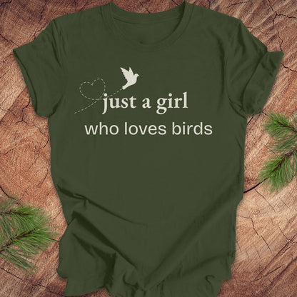 Just A Girl Who Loves Birds Tee