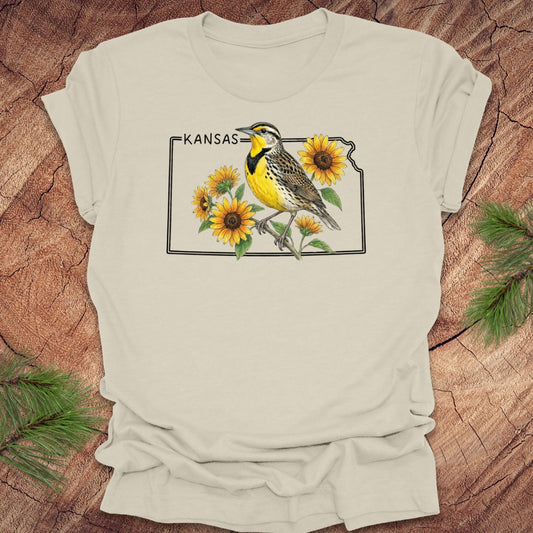 Kansas State Bird Meadowlark Tee