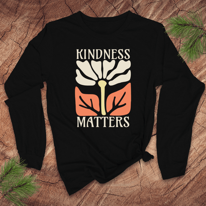 Kindness Matters Long - Sleeve Tee - Wandering Owl Adventure Gear