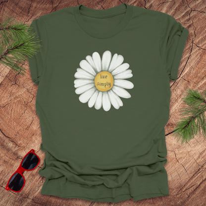 Live Simply Daisy Tee