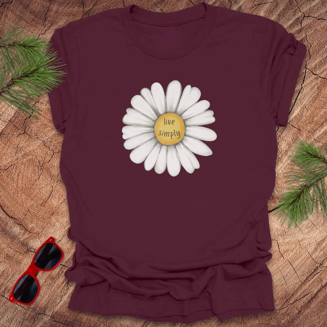 Live Simply Daisy Tee