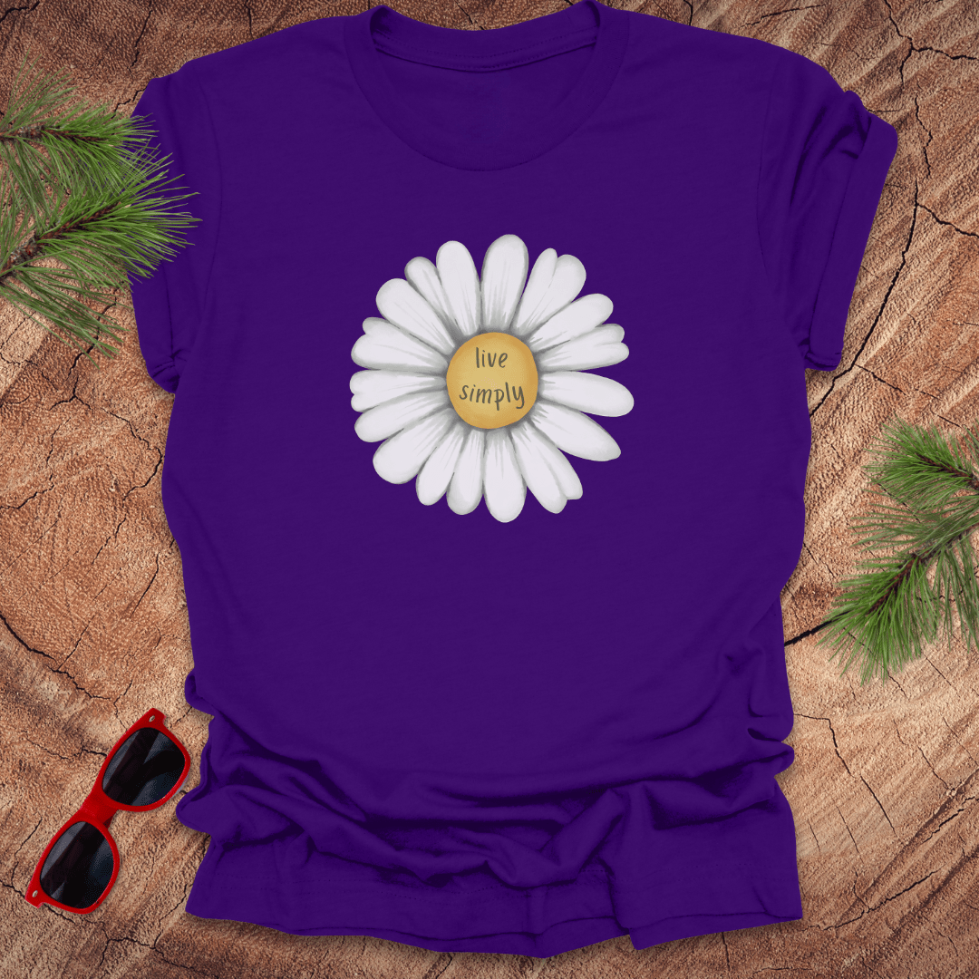 Live Simply Daisy Tee