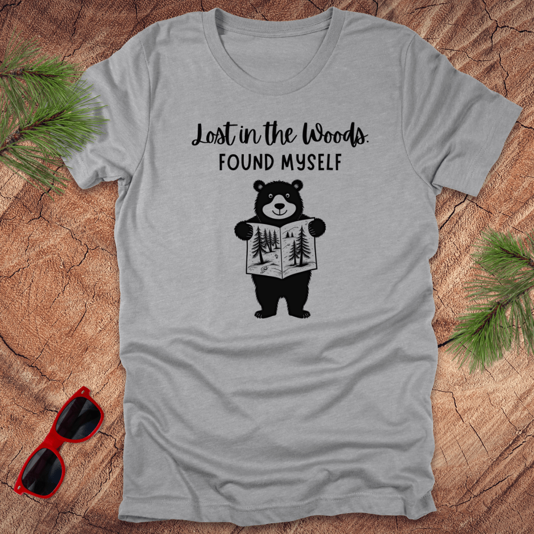 Lost in the Woods Bear Tee - Wandering Owl Adventure Gear