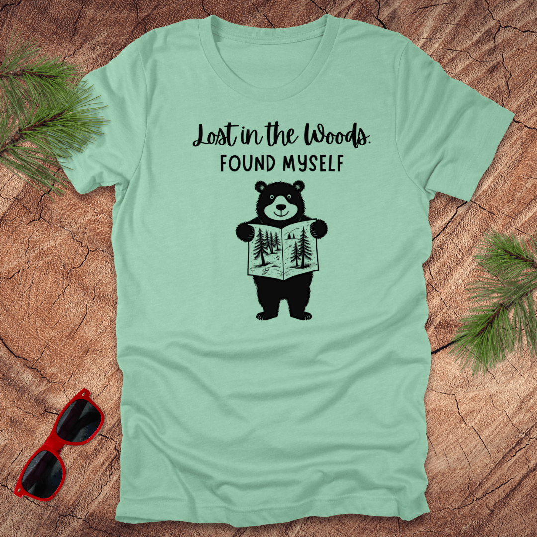 Lost in the Woods Bear Tee - Wandering Owl Adventure Gear