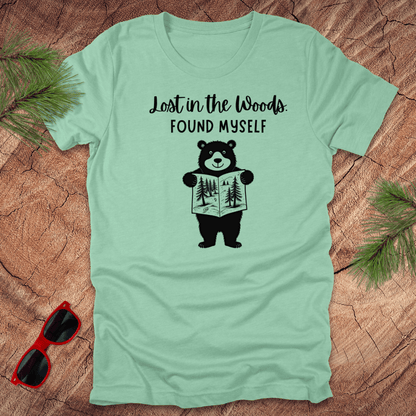 Lost in the Woods Bear Tee - Wandering Owl Adventure Gear