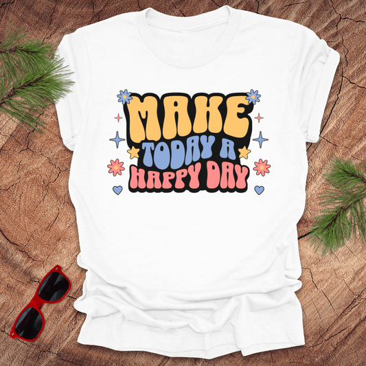 Make Today Happy Tee - Wandering Owl Adventure Gear