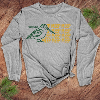 Meep Woodcock Long-Sleeve Tee