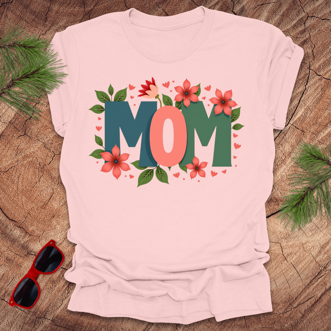 Mom Flowers Tee - Wandering Owl Adventure Gear