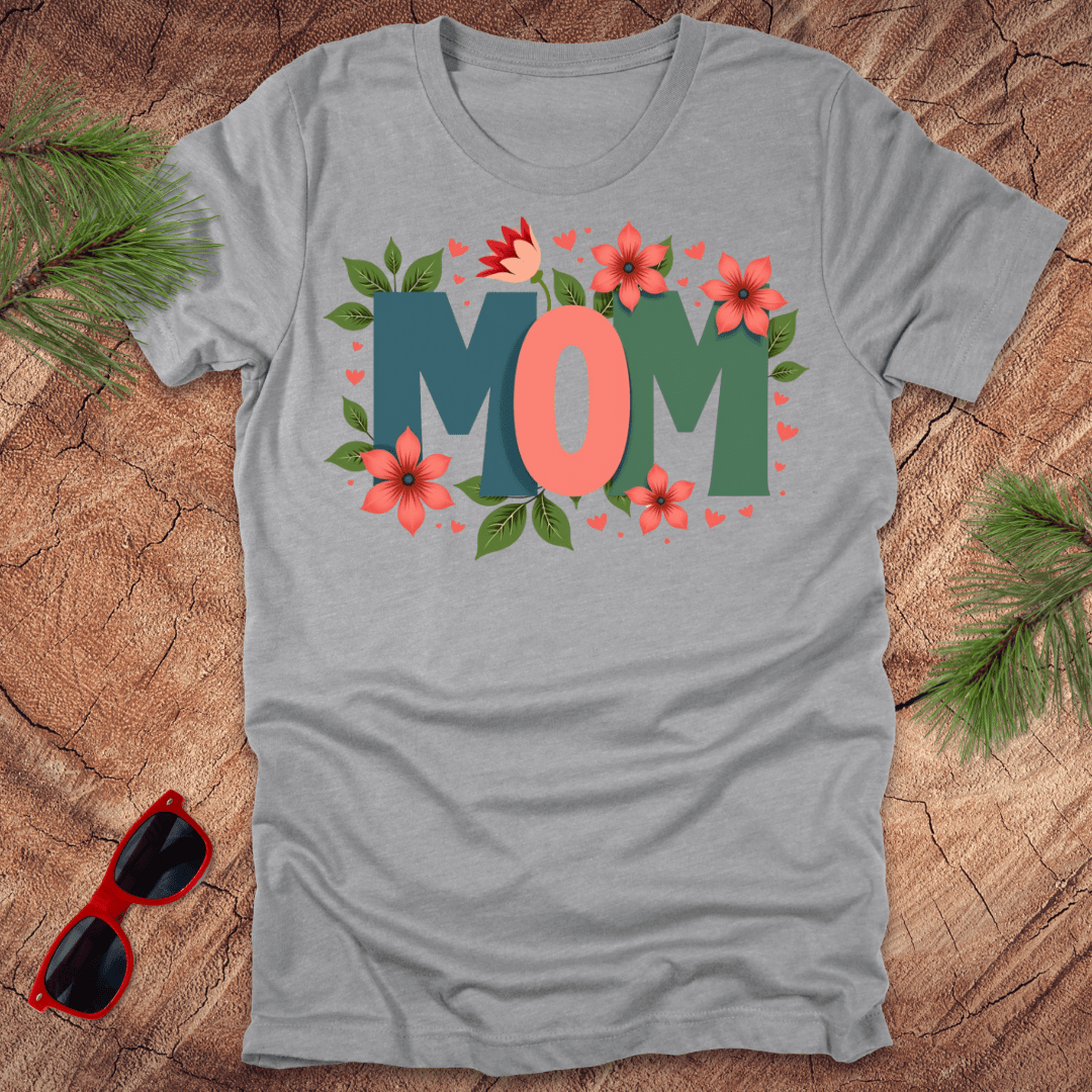 Mom Flowers Tee - Wandering Owl Adventure Gear